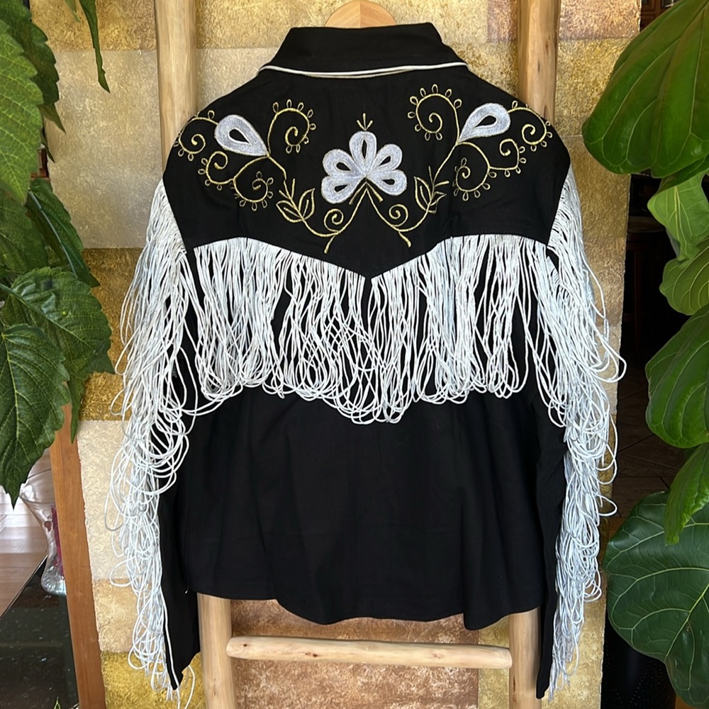 Western Cowboy Button Down Fringe Costume Shirt, Inspired By Ken In Barbie Movie - Picture 7 of 10